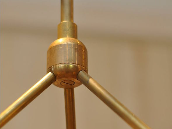 SOLID BRASS LAMP 3ARM