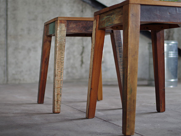 RECYCLE WOOD STOOL