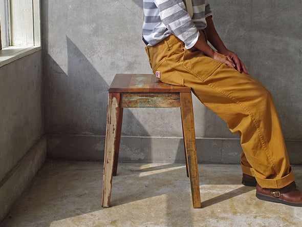 RECYCLE WOOD STOOL