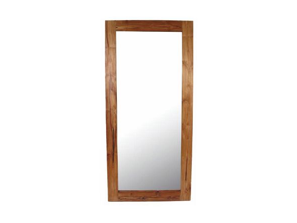 old teak mirror L