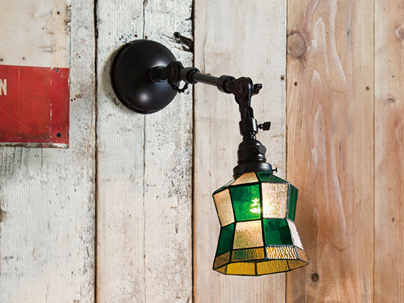 CUSTOM SERIES Engineer Wall Lamp L × Stained Glass Checker