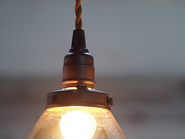 CUSTOM SERIES Brass Pendant Light × Stained Glass Dots