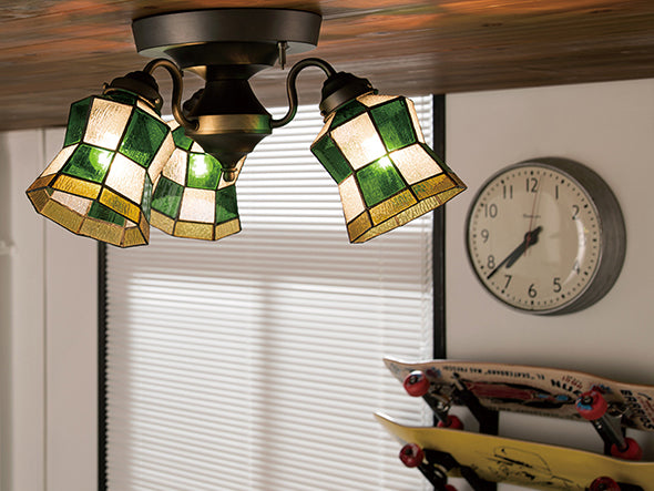 CUSTOM SERIES 3 Ceiling Lamp × Stained Glass Dots