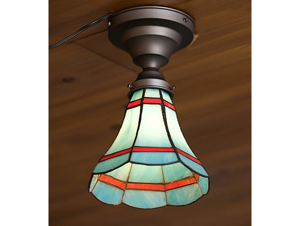 CUSTOM SERIES Basic Ceiling Lamp × Stained Glass Helm