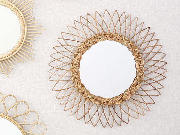 Rattan Mirror