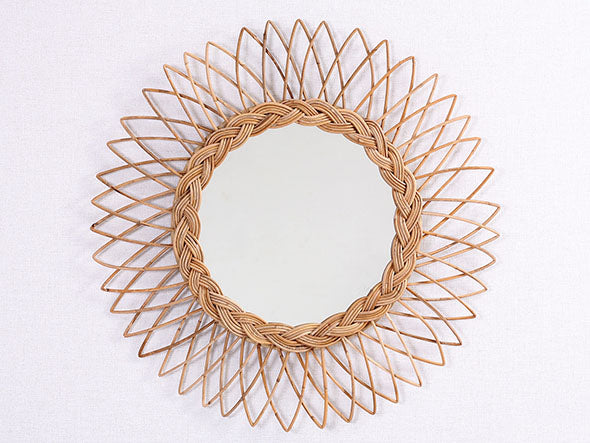 Rattan Mirror