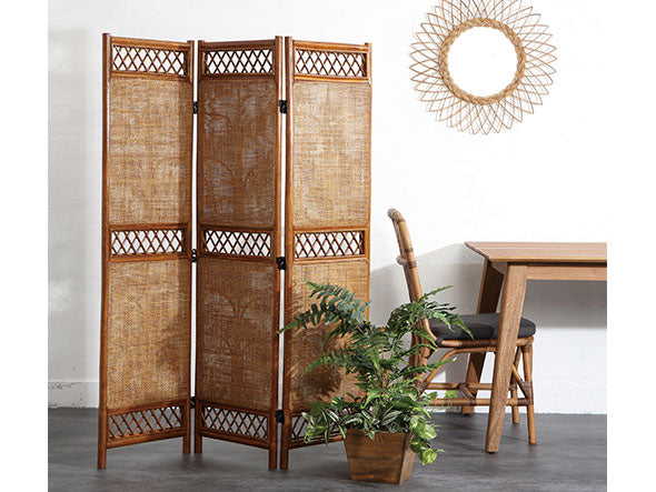 Rattan Mirror