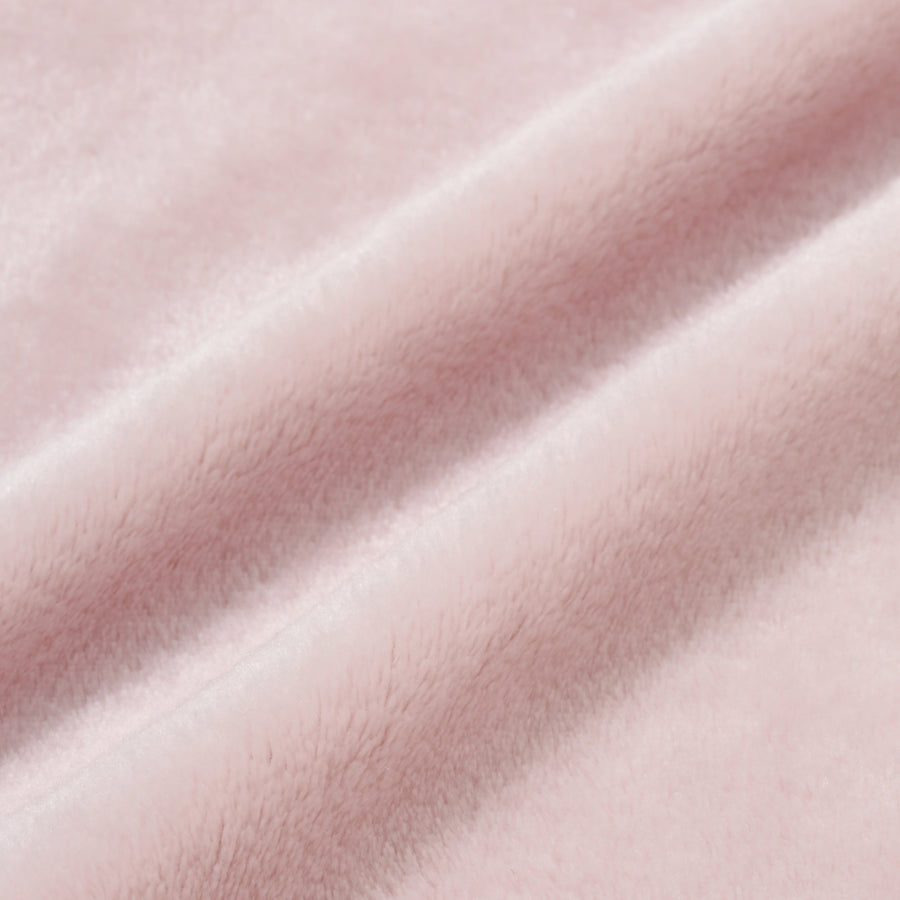 サテン フリル スロー（ひざ掛け）[150×80cm] ピンク