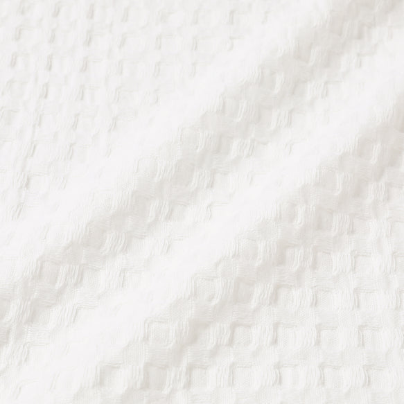 ワッフル サマーブランケット（毛布） ダブル ホワイト