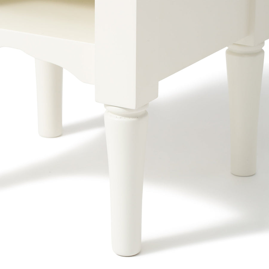 ミーオ ナイトテーブル ホワイト（W350×H500）