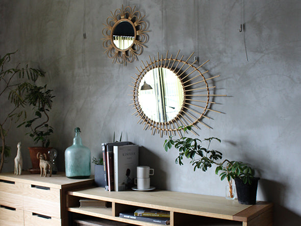 rotta rattan mirror soleil