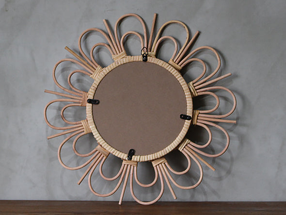 rotta rattan mirror fleur