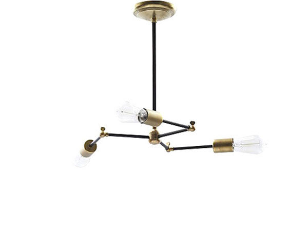 SOLID BRASS LAMP 3ARM