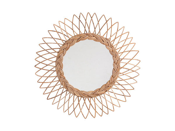 Rattan Mirror