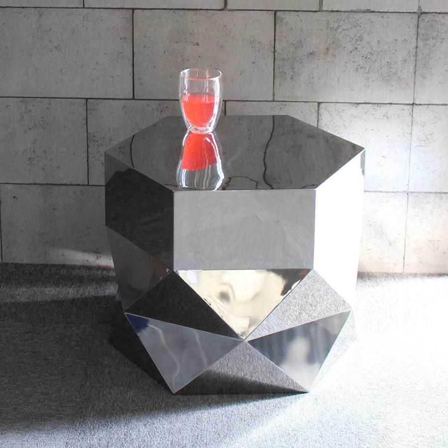 hexagon stool / coffee table [幅50×奥行50×高さ40cm]