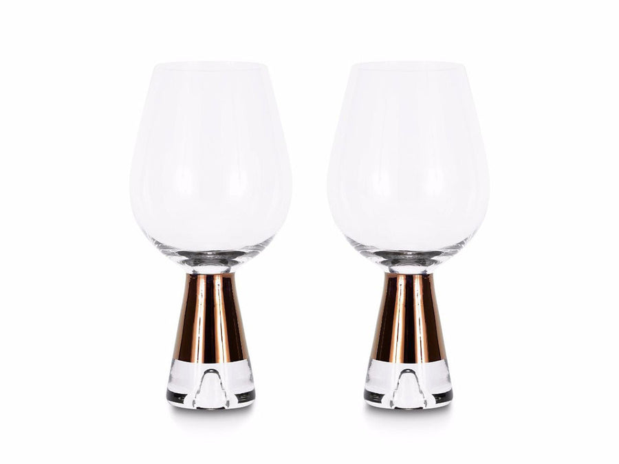 Tank Wine Glasses 2P Copper