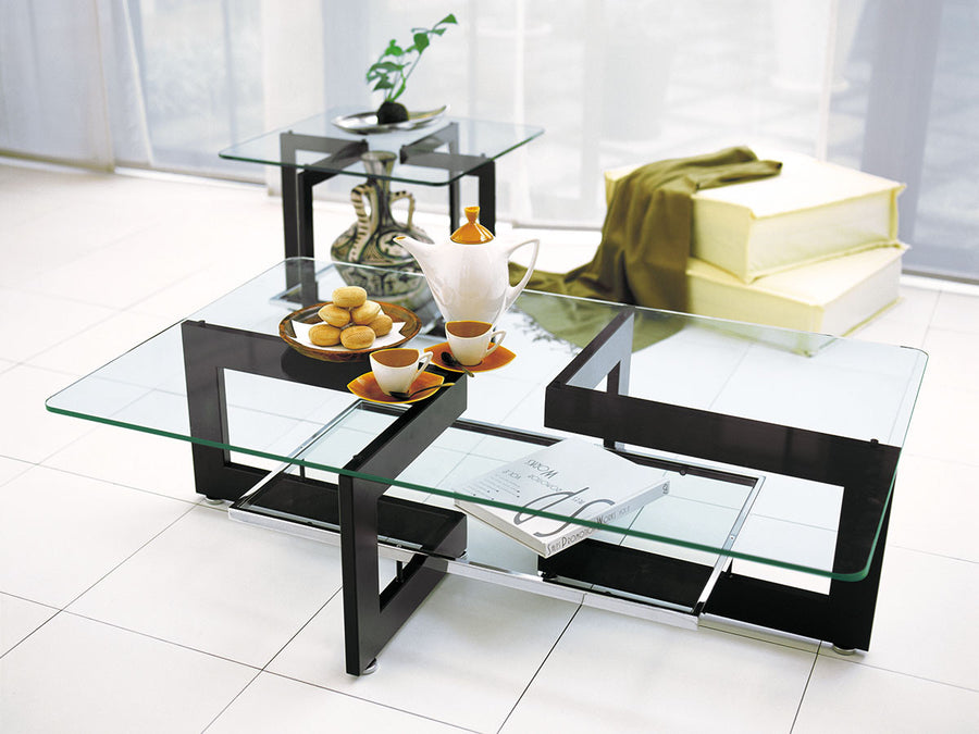 GLASS LIVING TABLE W130