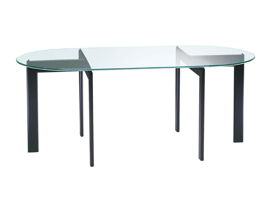 GLASS DINING TABLE W180