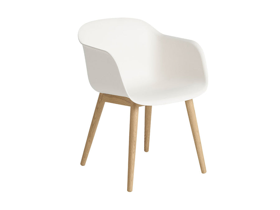 FIBER ARMCHAIR WOOD BASE