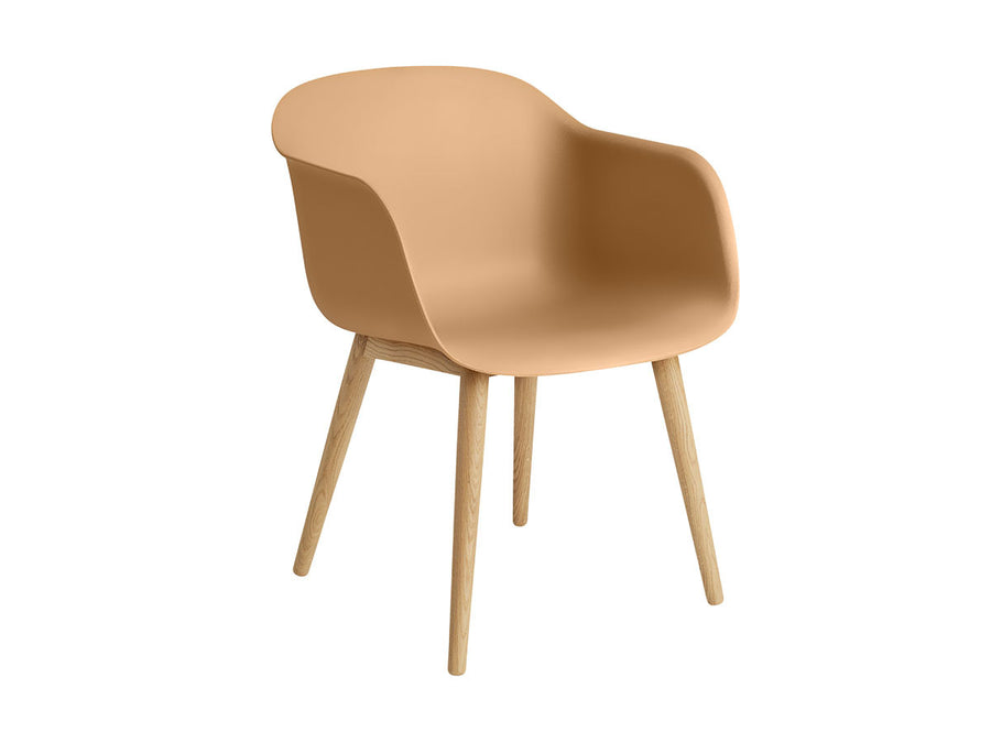 FIBER ARMCHAIR WOOD BASE