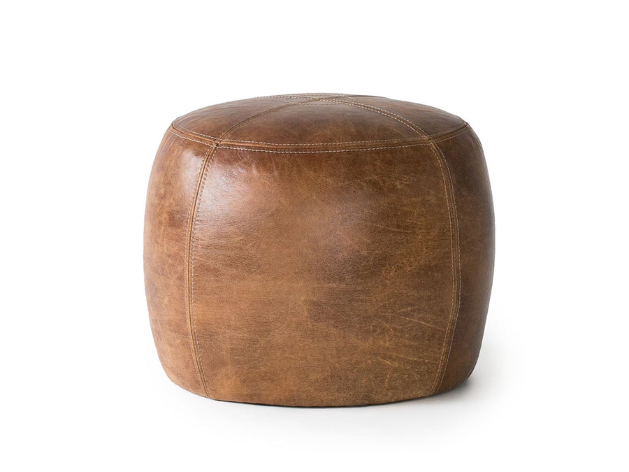 OAKS LEATHER STOOL