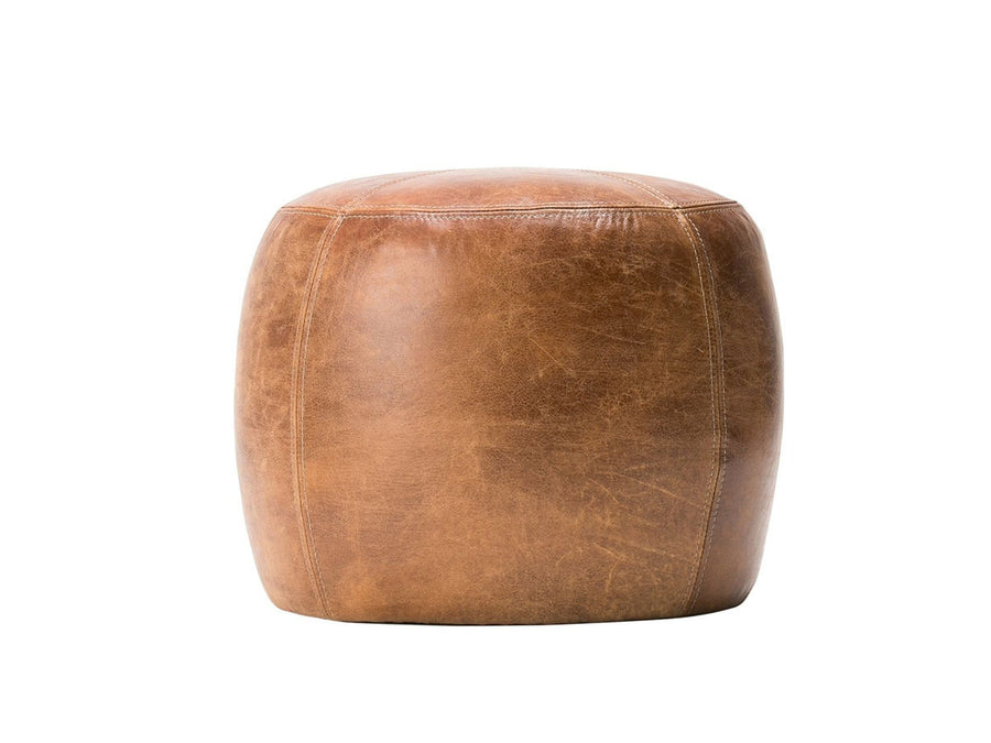 OAKS LEATHER STOOL