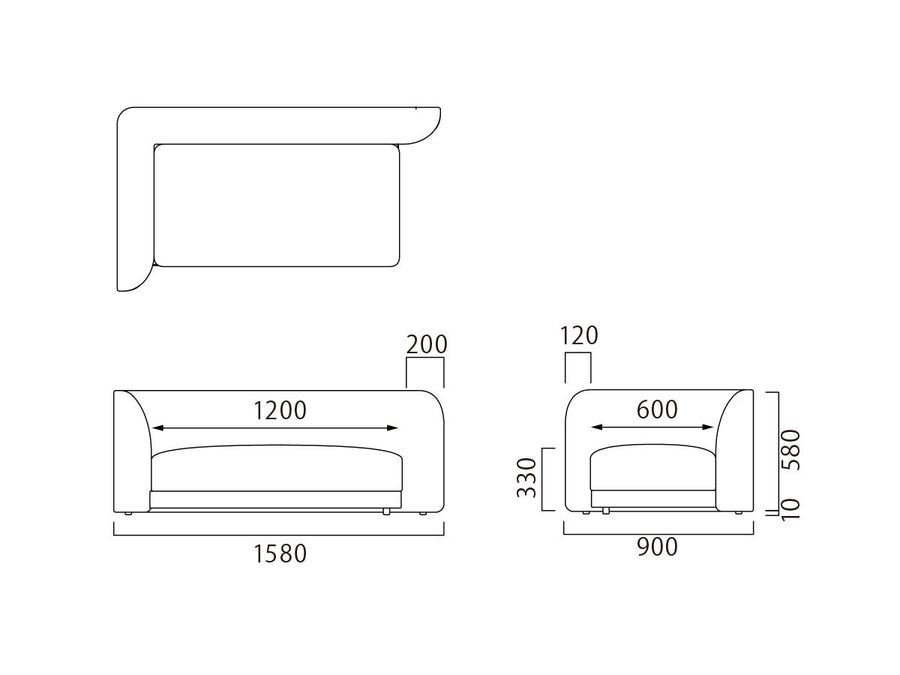 LoLo SOFA 1.5-SEATER