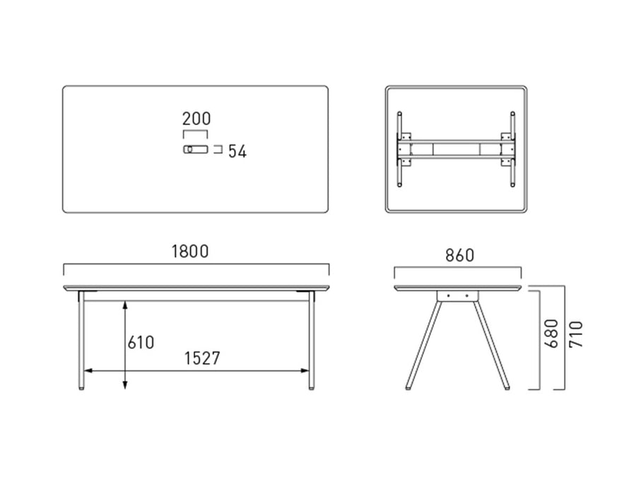 SPINE MEETING TABLE