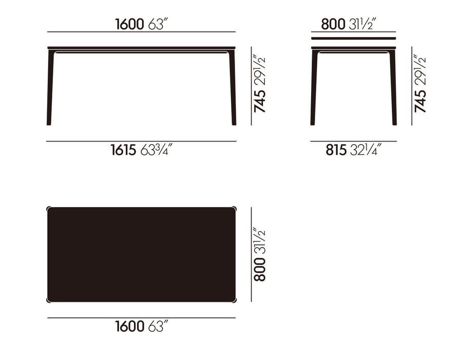 Plate Dining Table