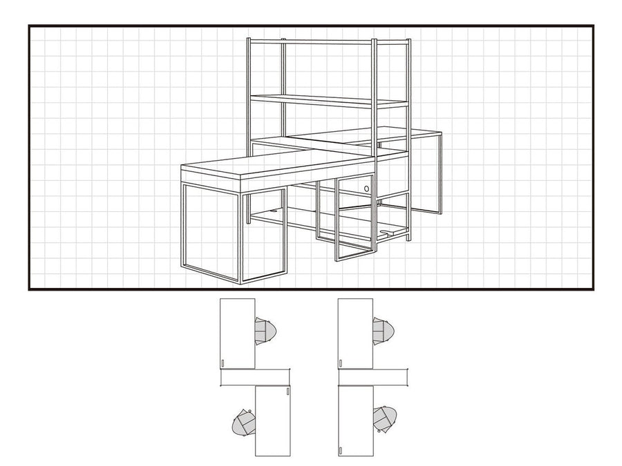 DOCK OFFICE SERIES SHELF