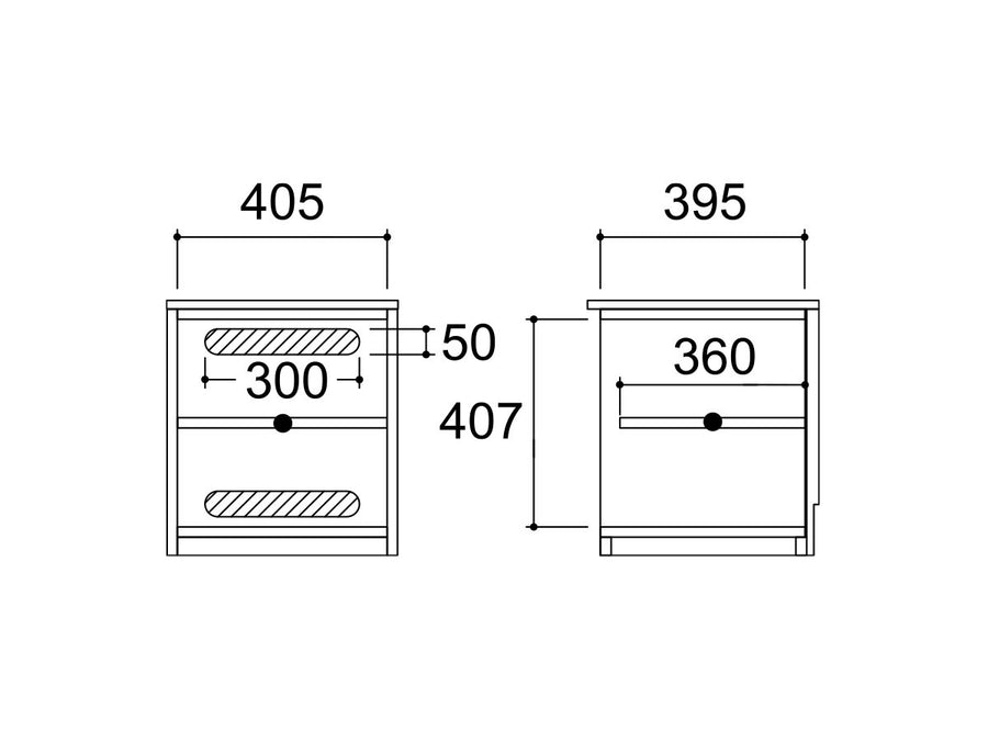 AV Board + Side Cabinet