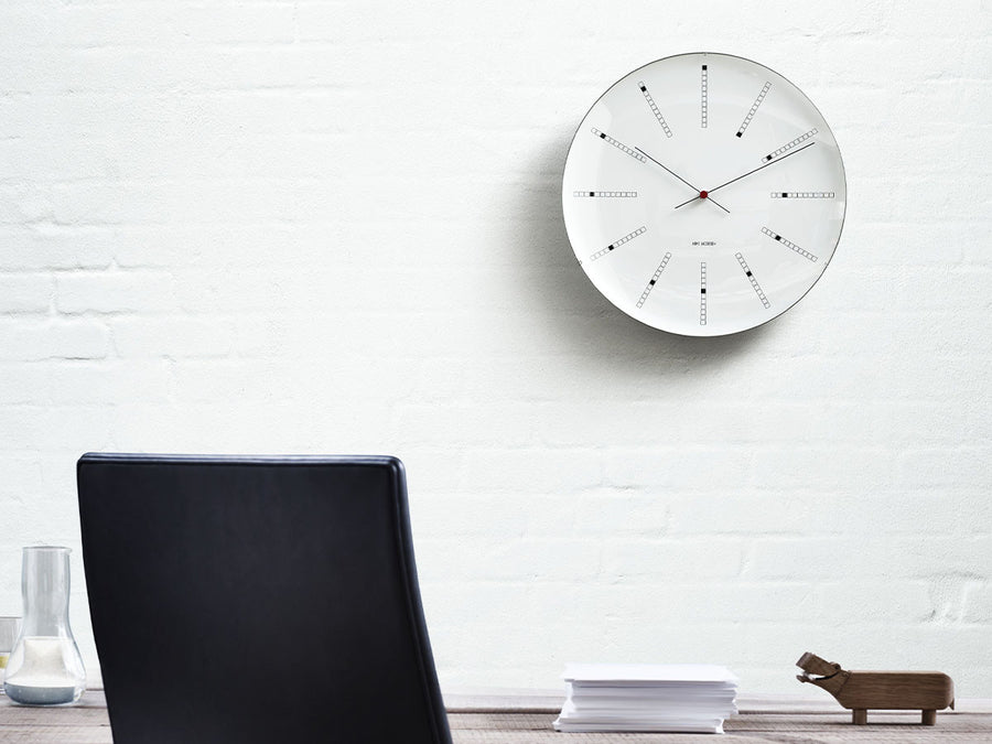 ARNE JACOBSEN Bankers Wall Clock