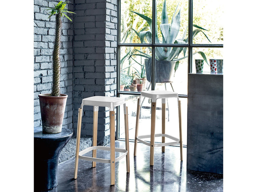 STEELWOOD STOOL