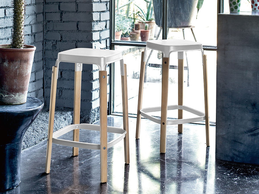 STEELWOOD STOOL