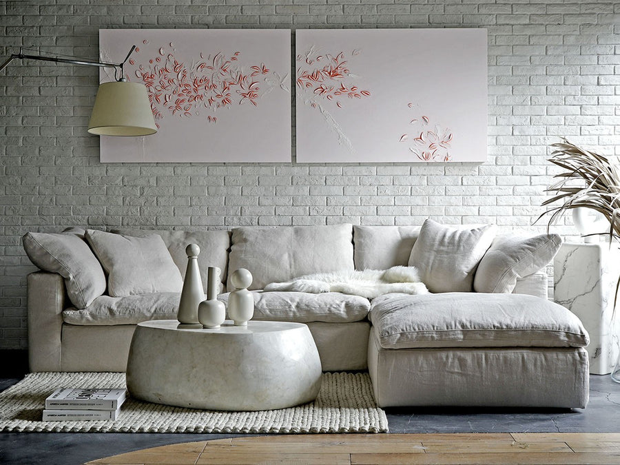 LUSCIOUS SECTIONAL CORNER SOFA