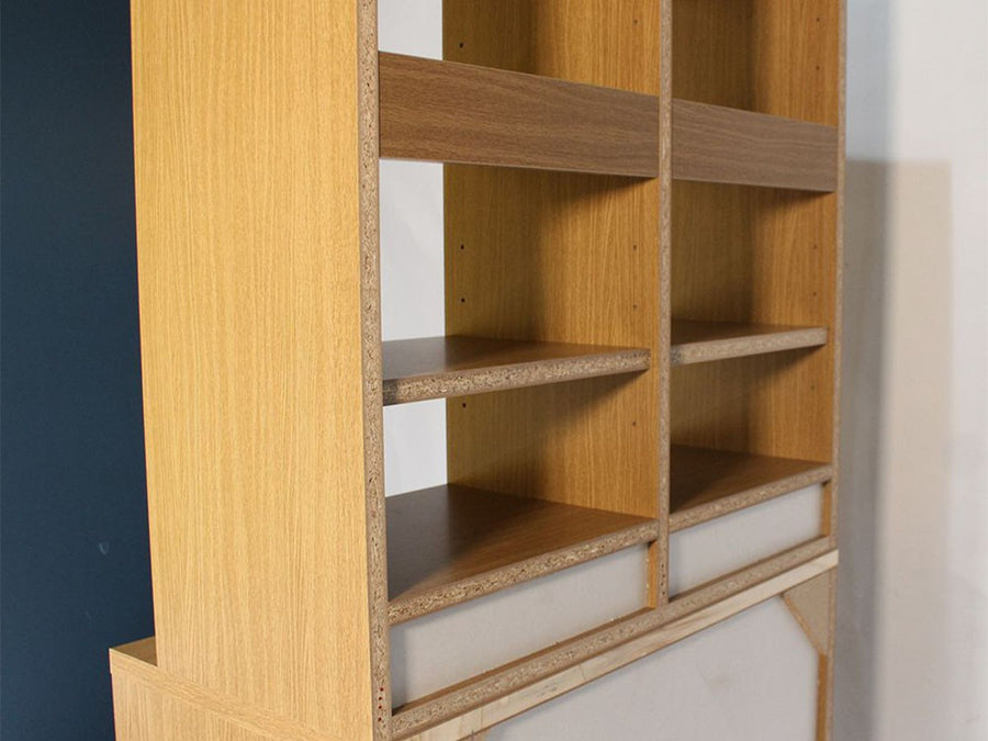 cadeal book case wood door