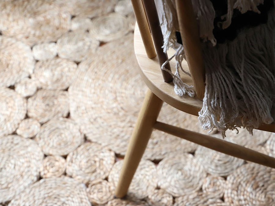 half round chair walnut