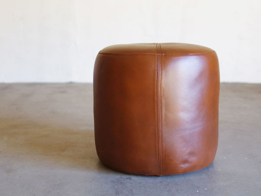 CY LEATHER STOOL