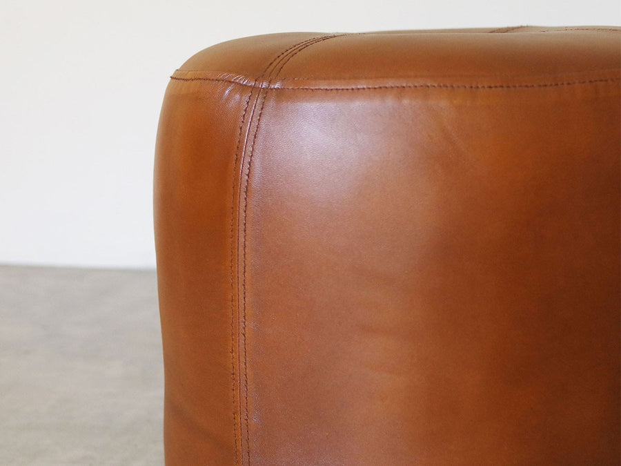 CY LEATHER STOOL