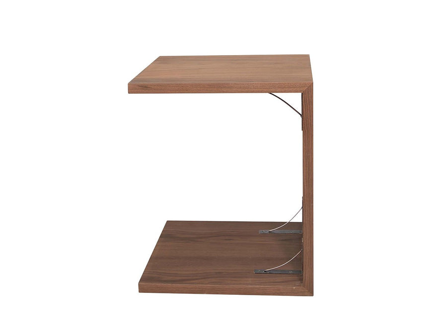 chalet stool table walnut