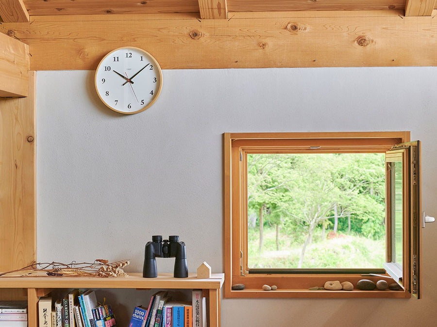 Plywood clock