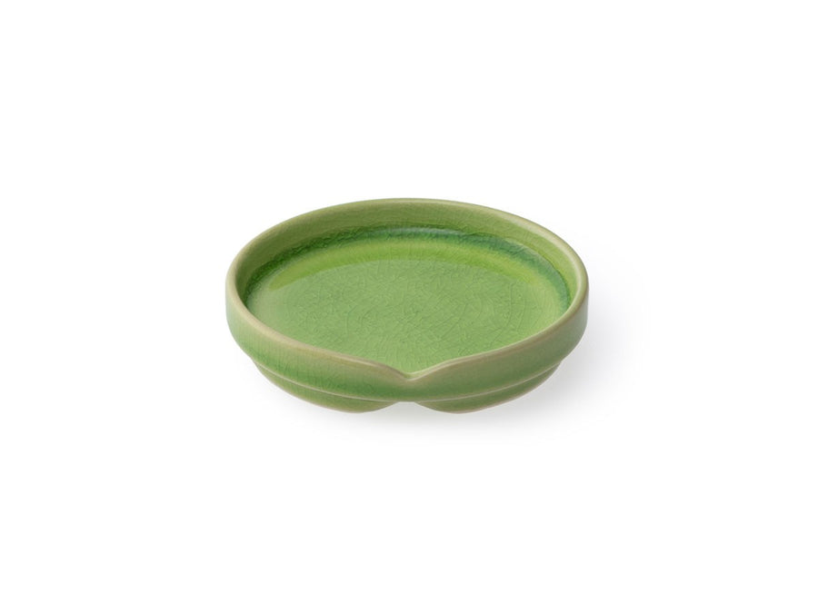 GREEN CRACKLE Plate S