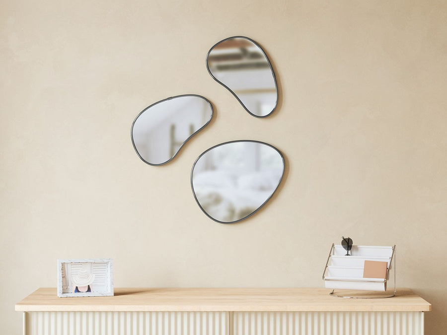 Hubba Pebble Mirror Set of 3