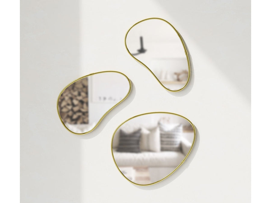 Hubba Pebble Mirror Set of 3