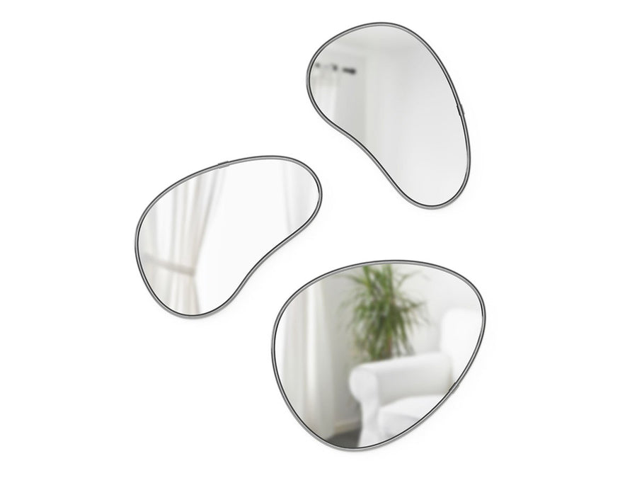 Hubba Pebble Mirror Set of 3