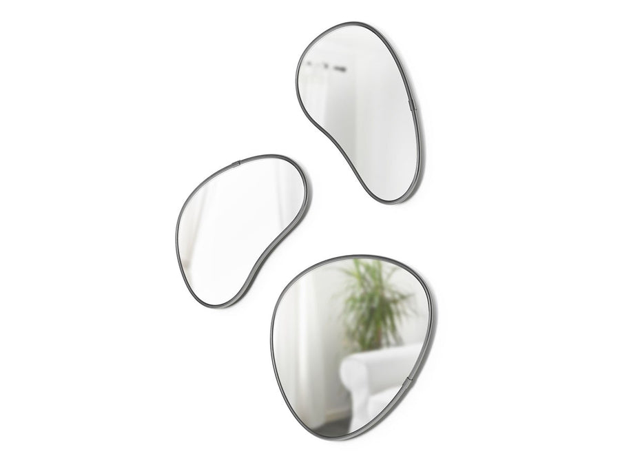 Hubba Pebble Mirror Set of 3