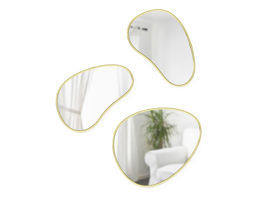 Hubba Pebble Mirror Set of 3