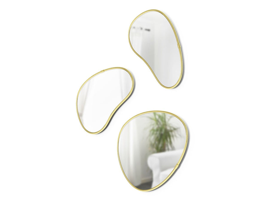 Hubba Pebble Mirror Set of 3