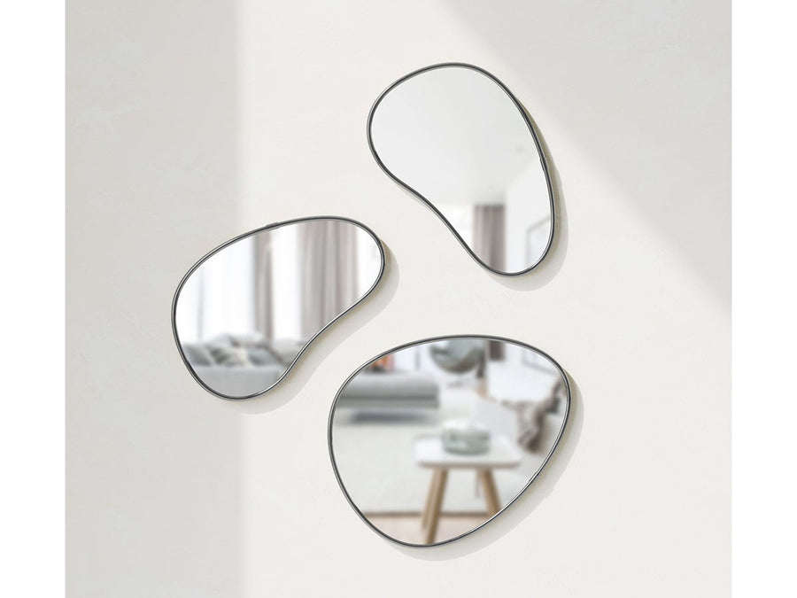 Hubba Pebble Mirror Set of 3