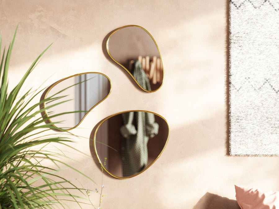 Hubba Pebble Mirror Set of 3